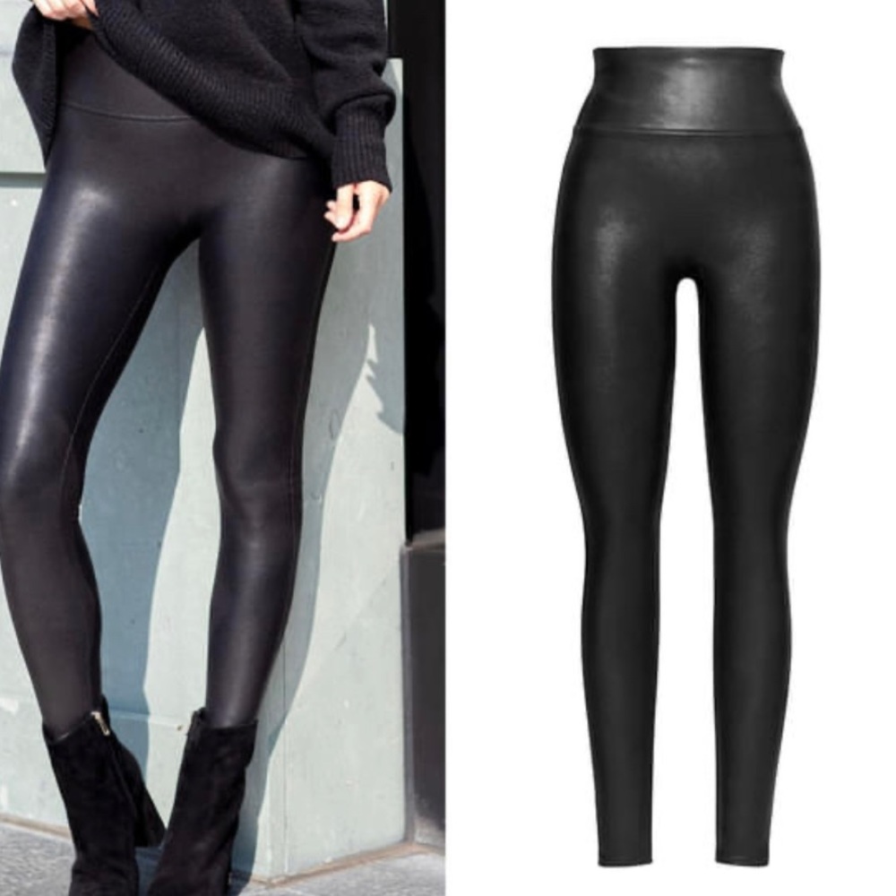 Spanxs Faux Leather Leggings